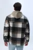 North Western Zip-Up Plaid Shacket sold by Bluenotes