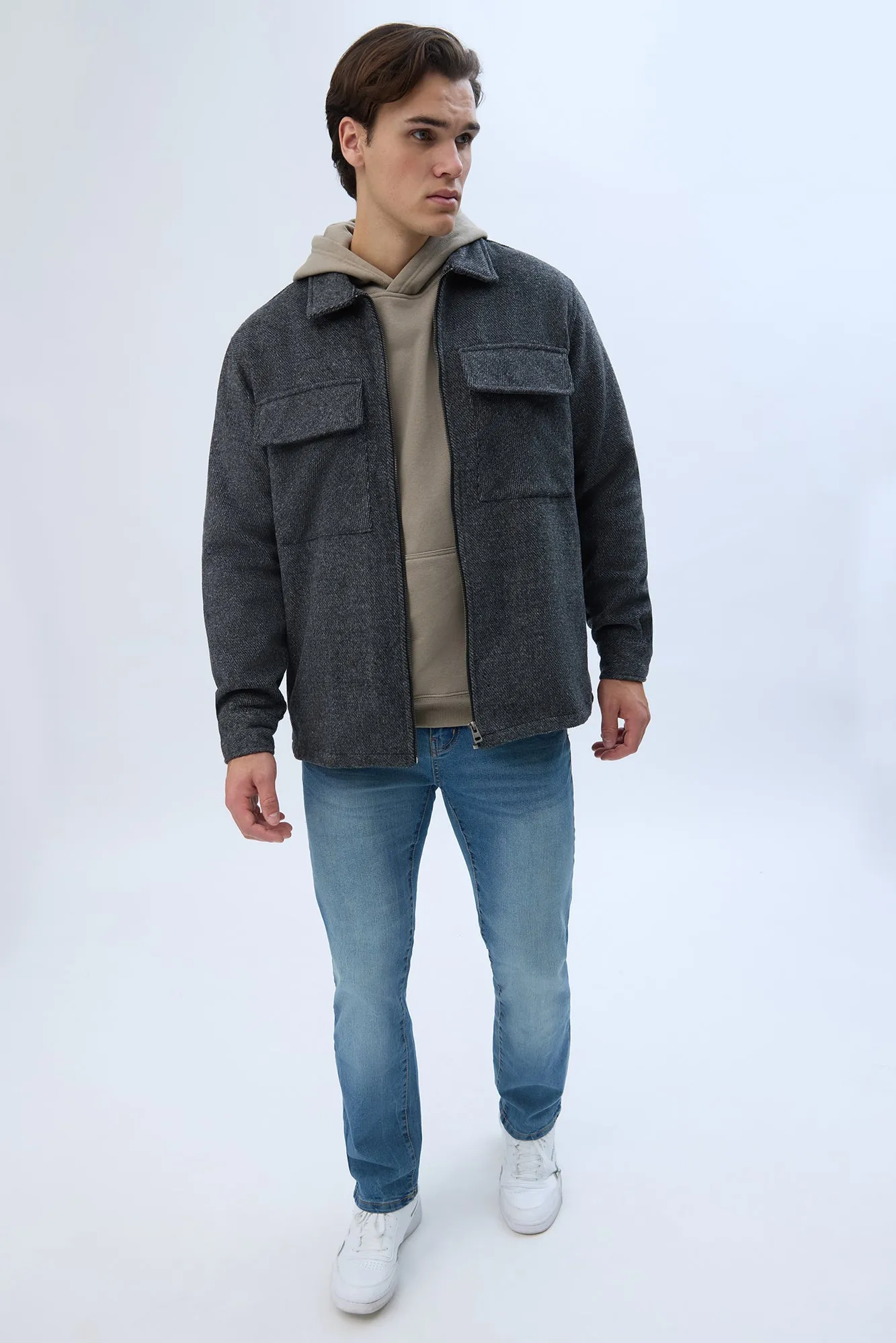 North Western Zip-Up Shacket sold by Bluenotes product image thumbnail 5