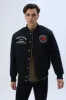 Toronto Raptors Graphic Varsity Bomber Jacket sold by Bluenotes
