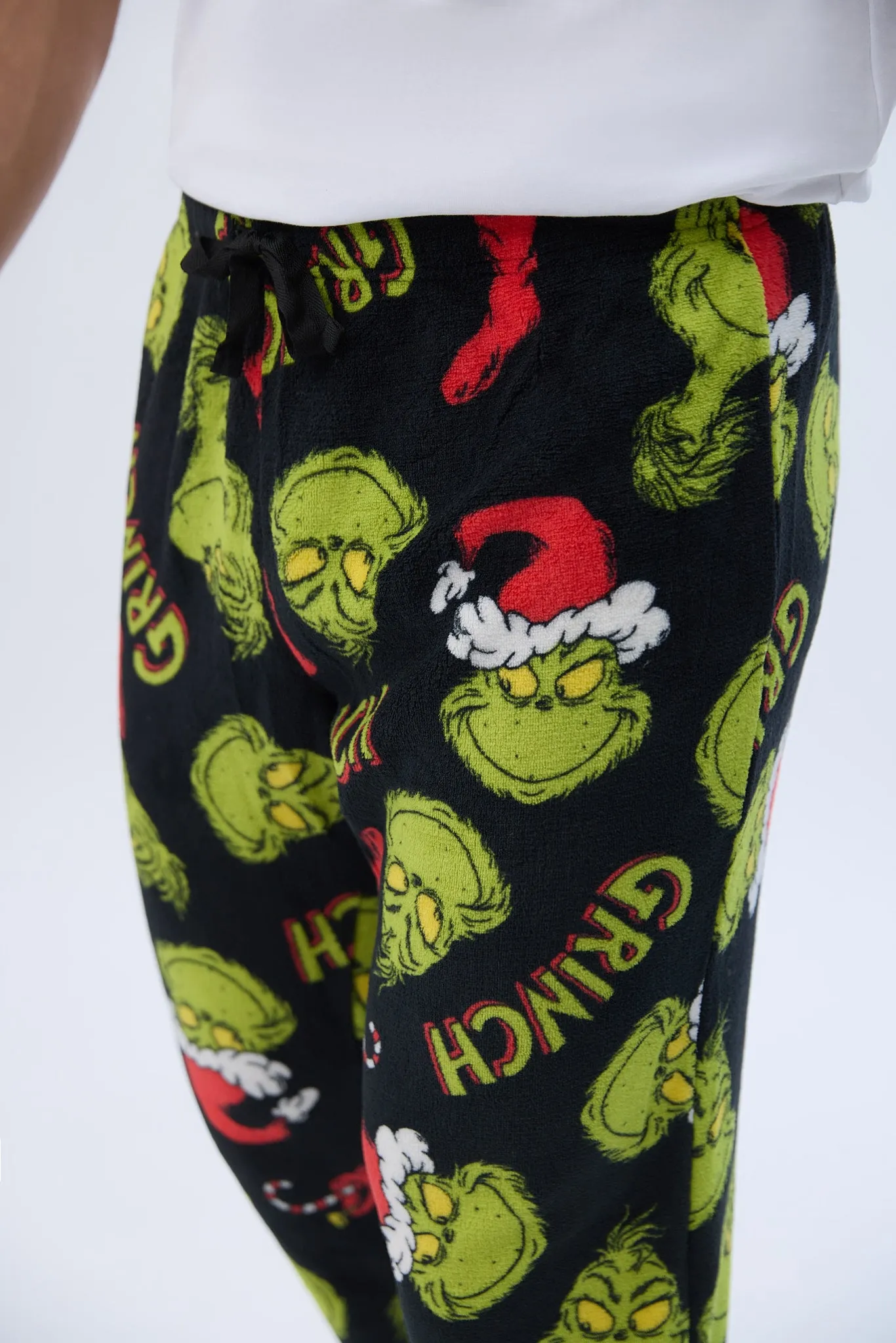 The Grinch Printed Plush Pajama Pants sold by Bluenotes product image thumbnail 2