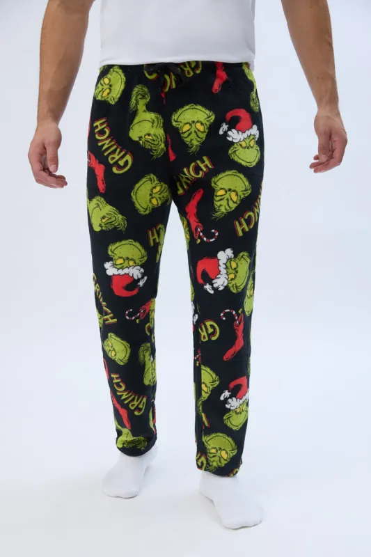 The Grinch Printed Plush Pajama Pants made by Aeropostale