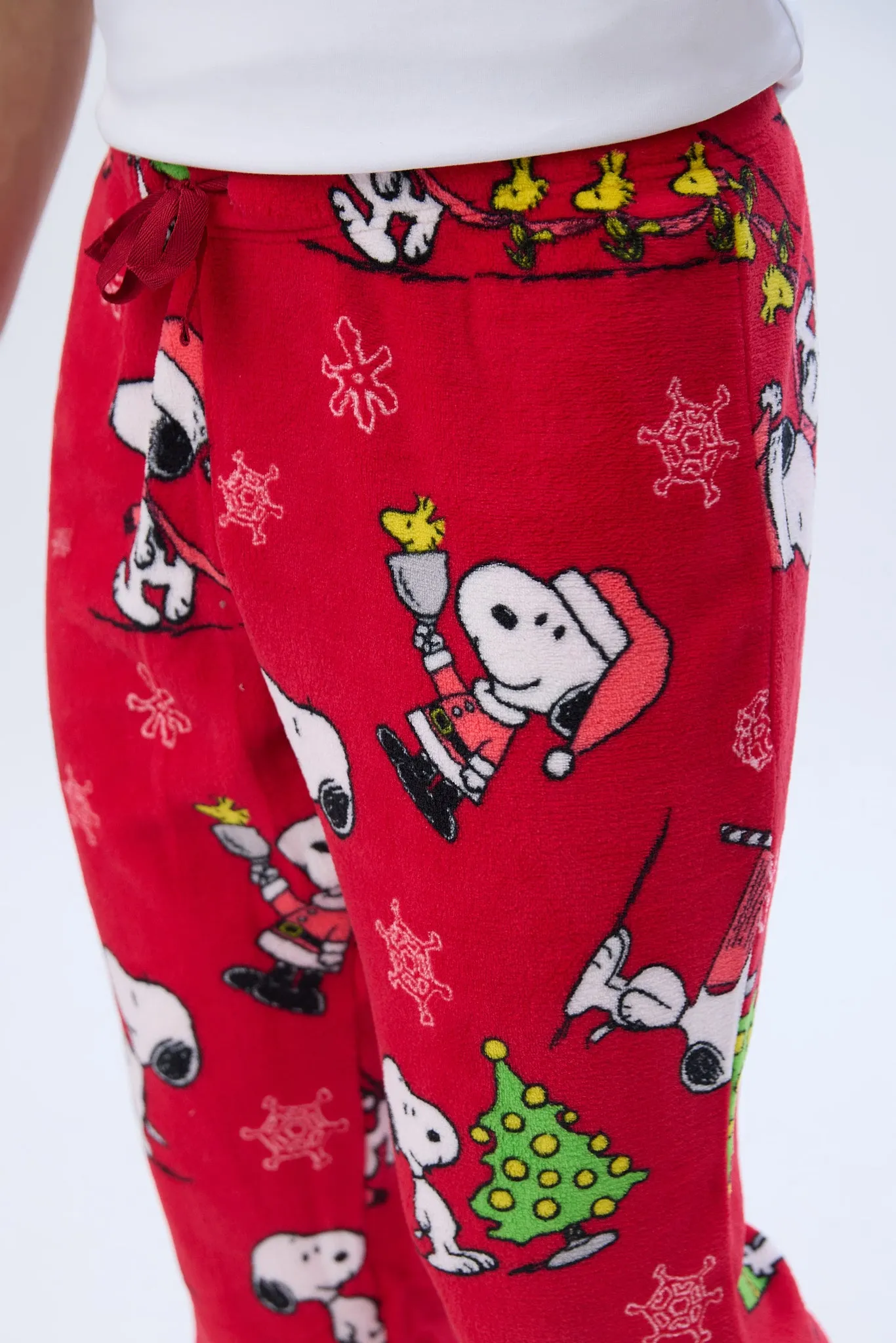 Peanuts Snoopy Printed Plush Pajama Pants sold by Bluenotes product image thumbnail 2