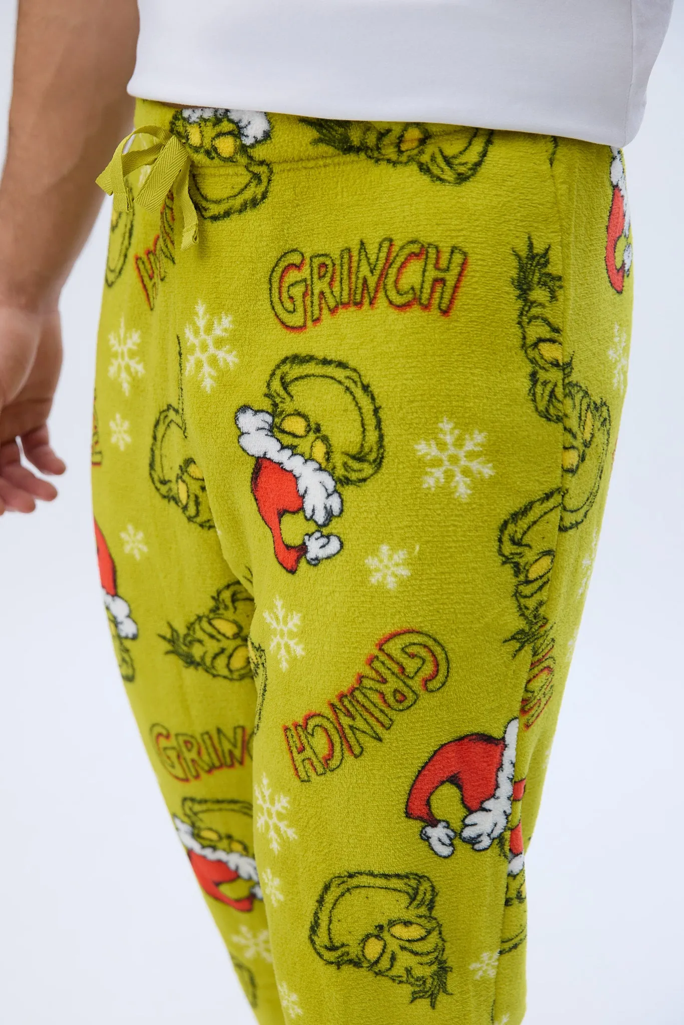 The Grinch Printed Plush Pajama Pants sold by Bluenotes product image thumbnail 2