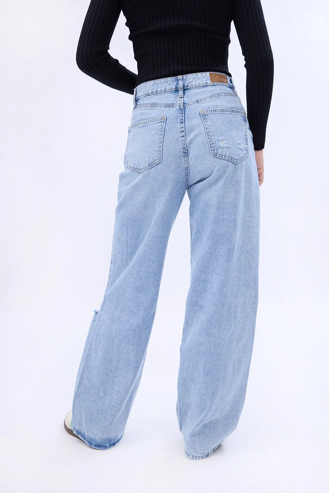 Super High Rise Wide Leg Jeans sold by Bluenotes product image thumbnail 2