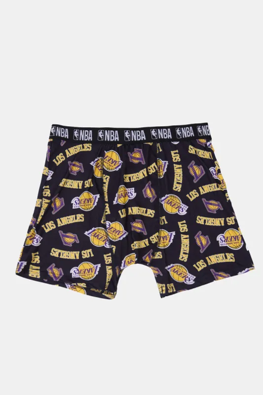 Los Angeles Lakers Printed Boxer Briefs sold by Bluenotes