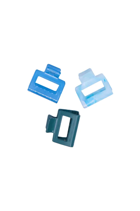 Square Claw Clips 3-Pack sold by Bluenotes