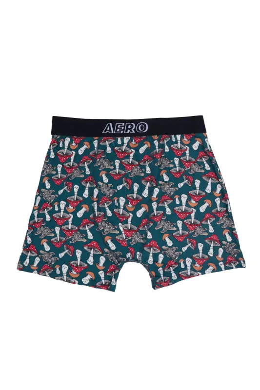 Forest Mushrooms Printed Boxer Briefs sold by Bluenotes