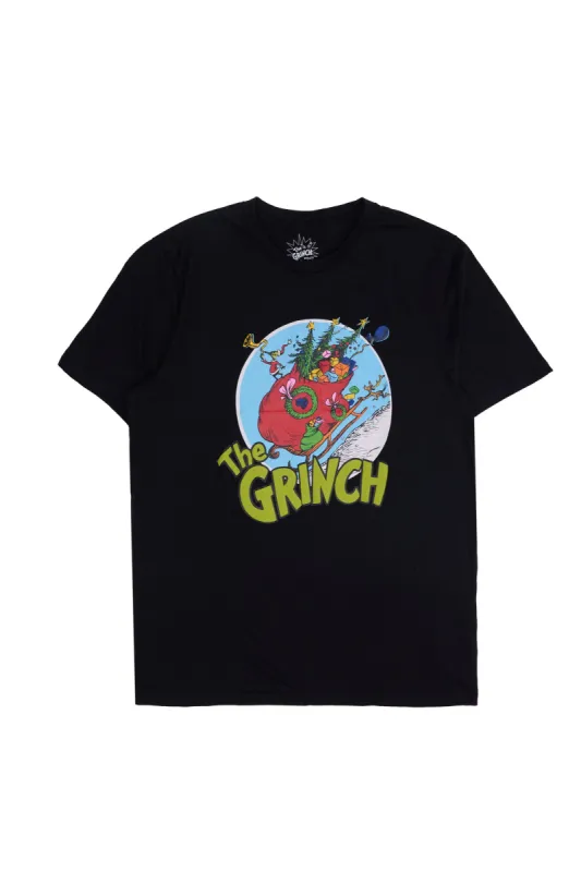 The Grinch Sleigh Graphic Tee sold by Bluenotes