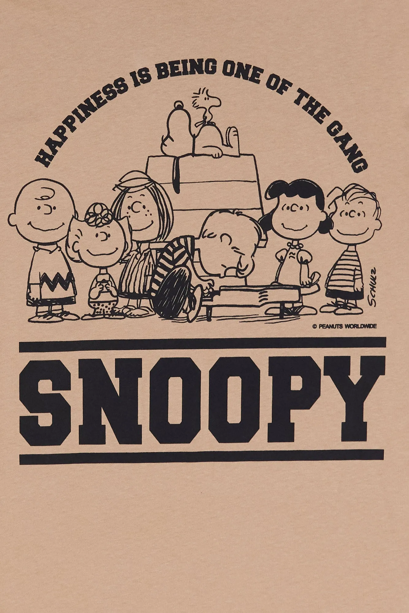 Peanuts Snoopy 1950 Graphic Relaxed Tee sold by Bluenotes product image thumbnail 3