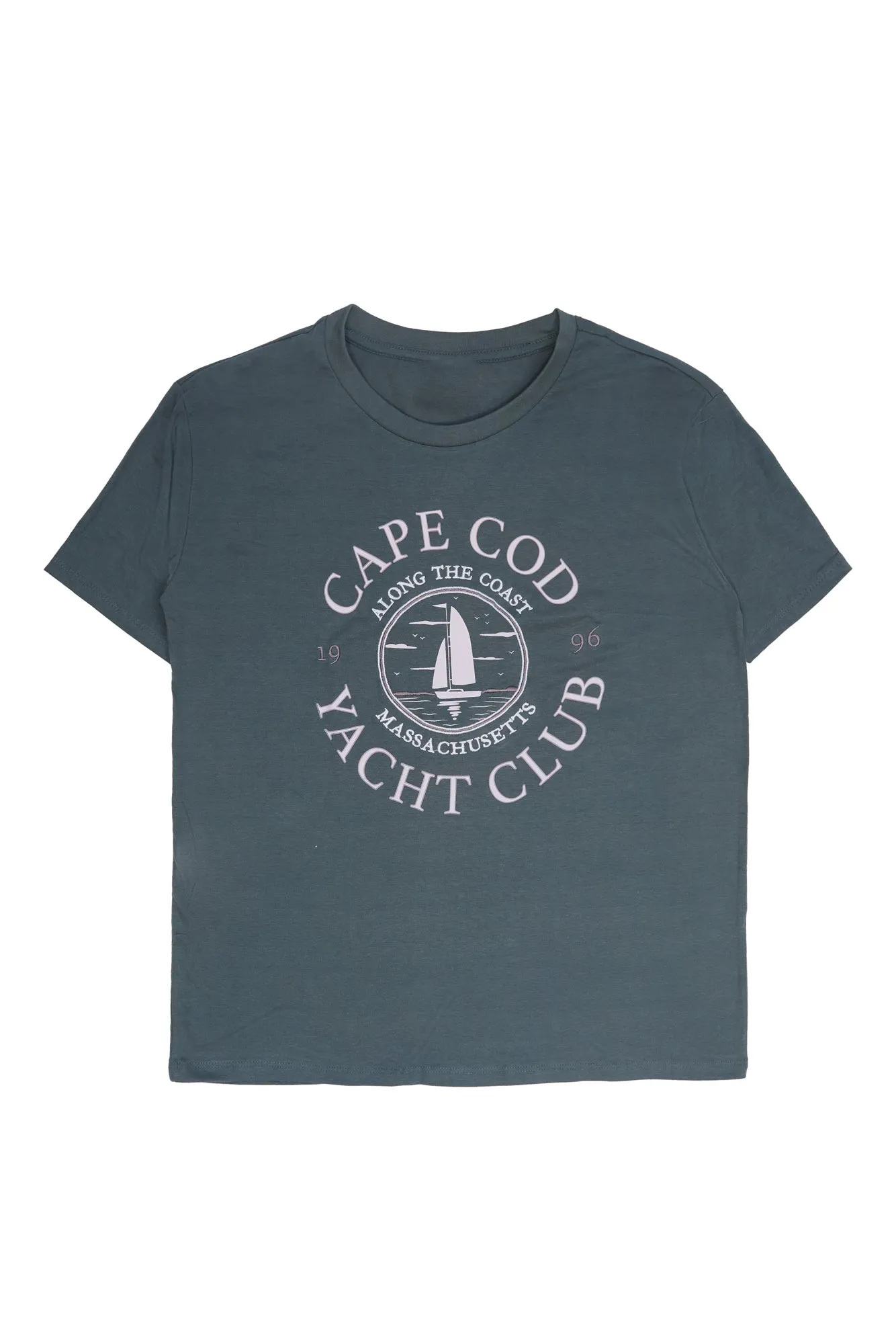 Cape Cod Yacht Club Graphic Relaxed Tee sold by Bluenotes