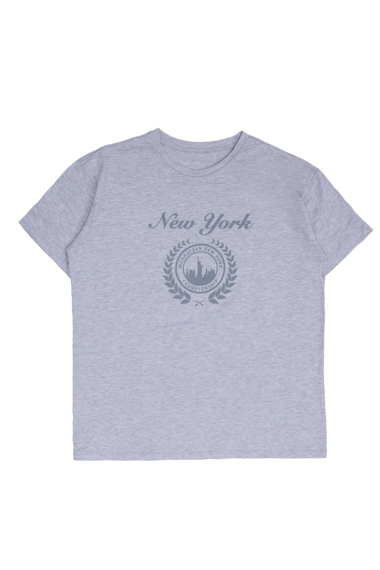 New York Crest Graphic Relaxed Tee sold by Bluenotes