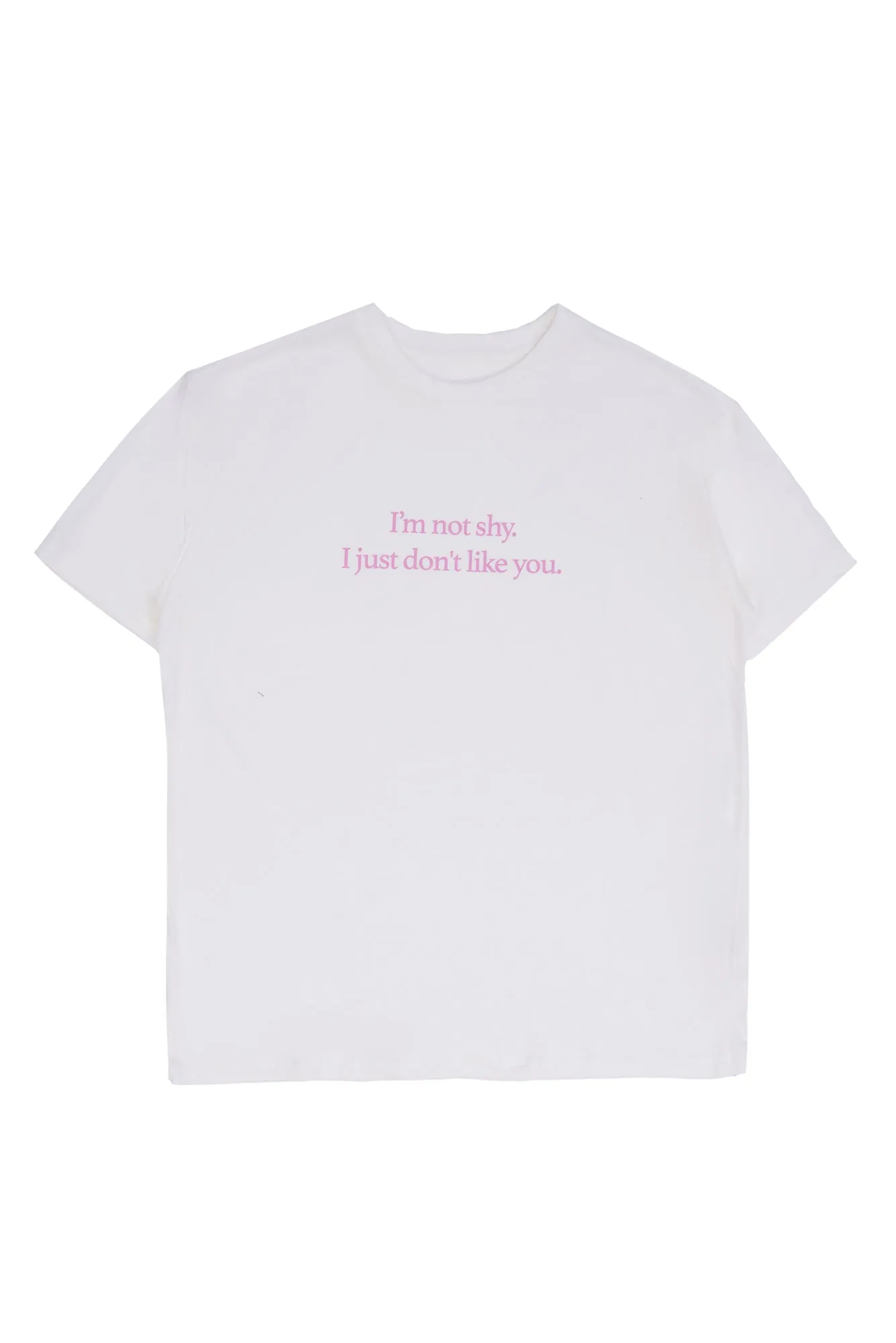 I'm Not Shy I Just Don't Like You Graphic Relaxed Tee sold by Bluenotes