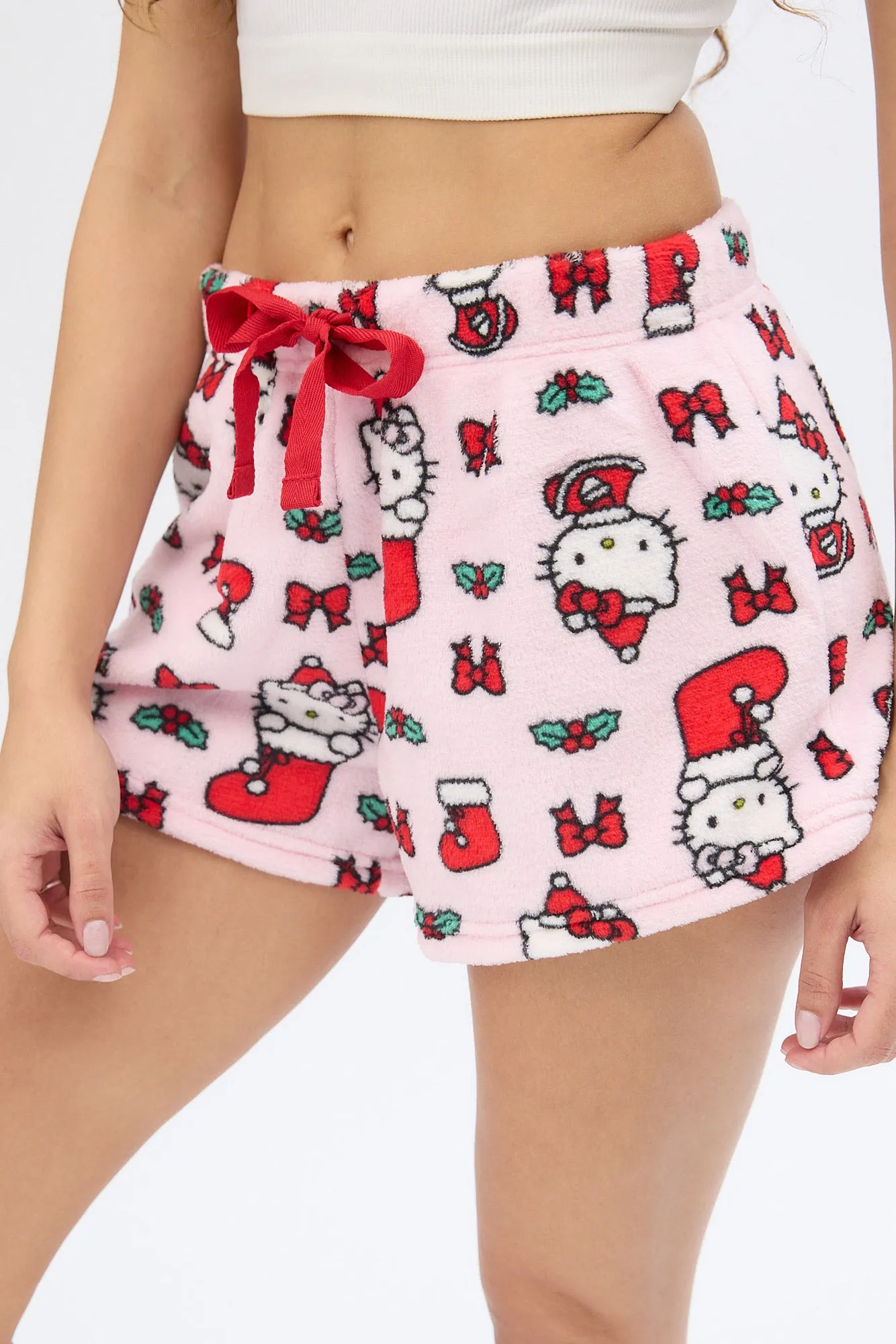 Hello Kitty Stockings Printed Pajama Shorts sold by Bluenotes product image thumbnail 4