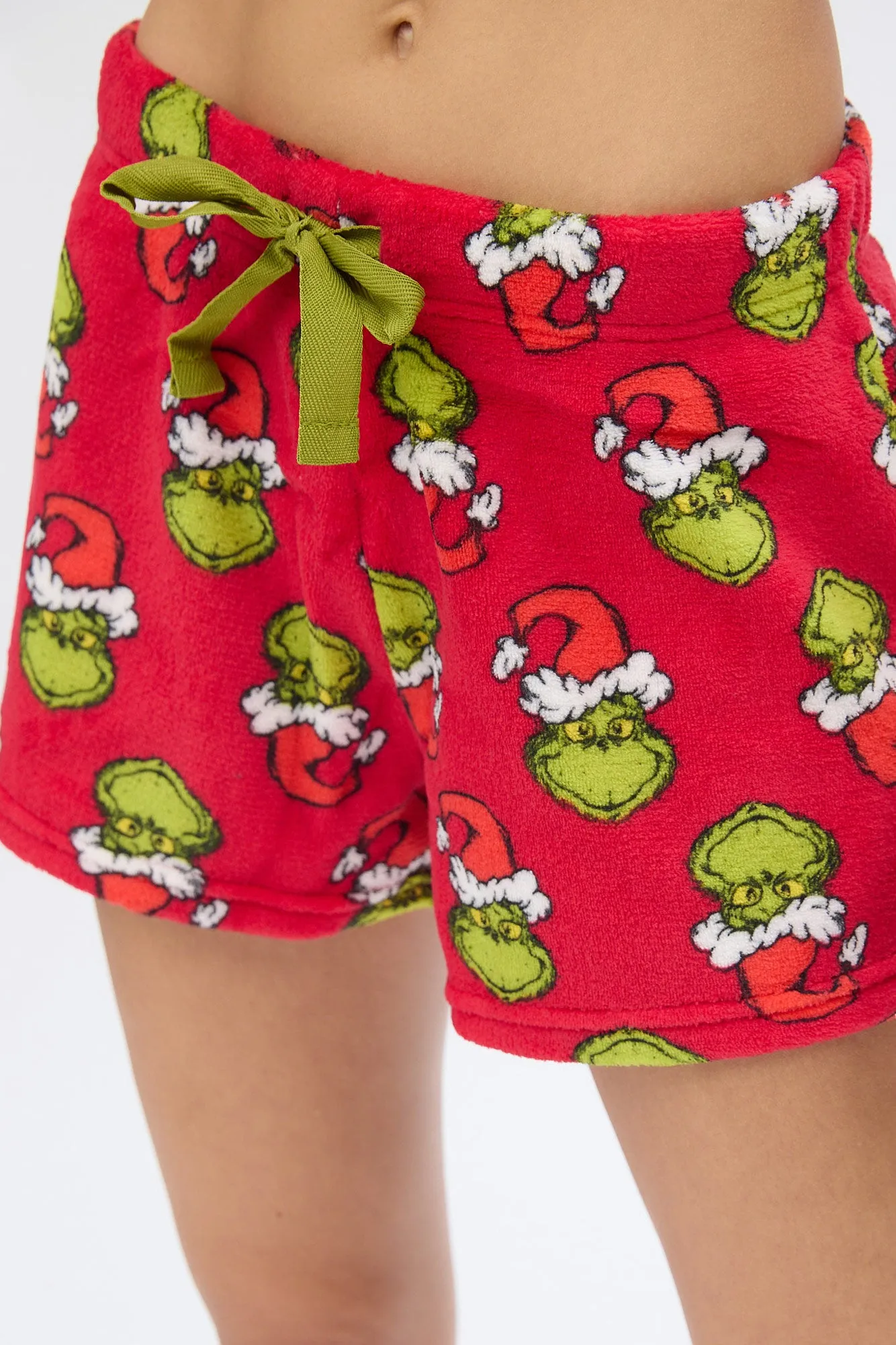 The Grinch Printed Pajama Shorts sold by Bluenotes product image thumbnail 4