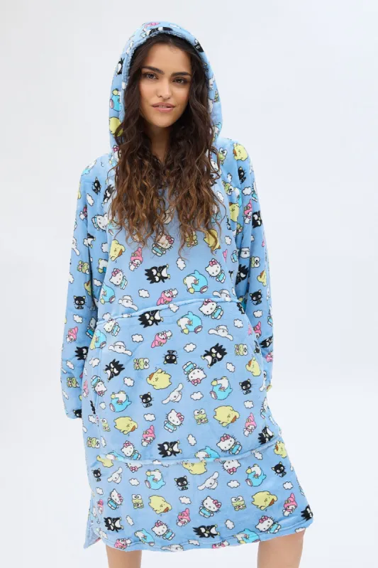 Hello Kitty And Friends Printed Oversized Hoodie sold by Bluenotes