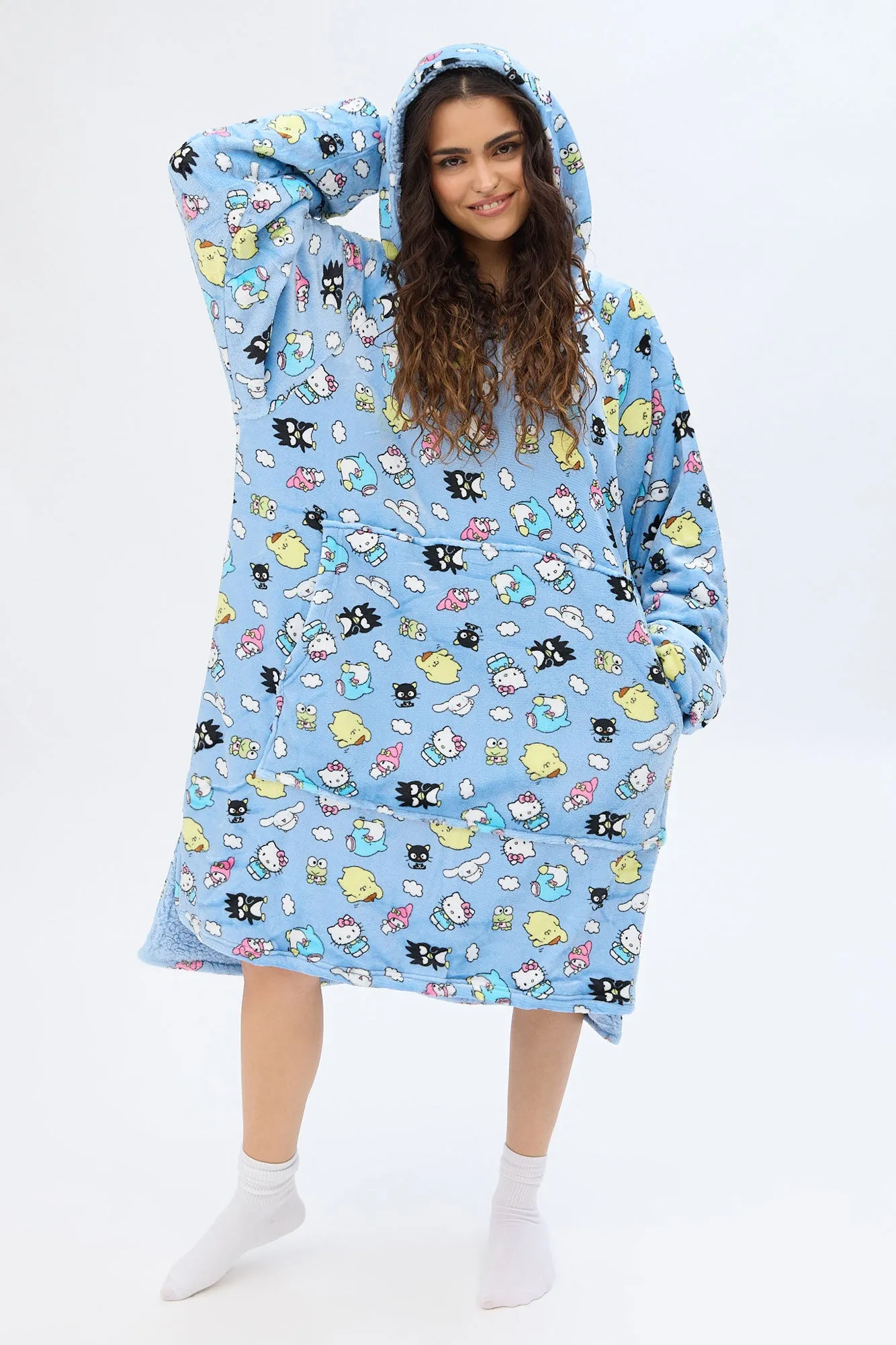 Hello Kitty And Friends Printed Oversized Hoodie sold by Bluenotes product image thumbnail 3