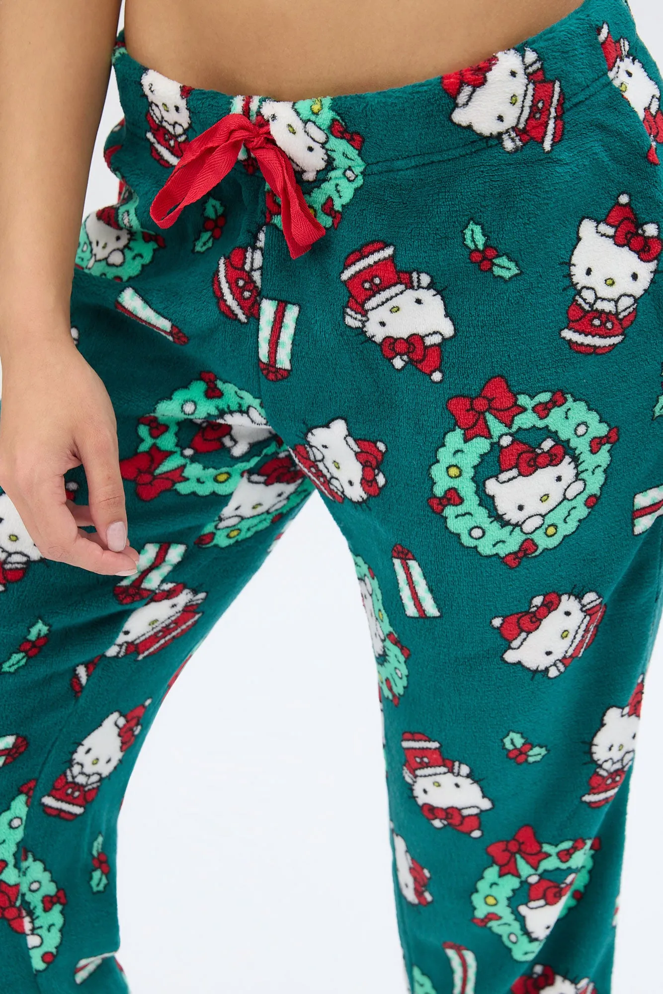 Hello Kitty Wreath Printed Pajama Pants sold by Bluenotes product image thumbnail 3