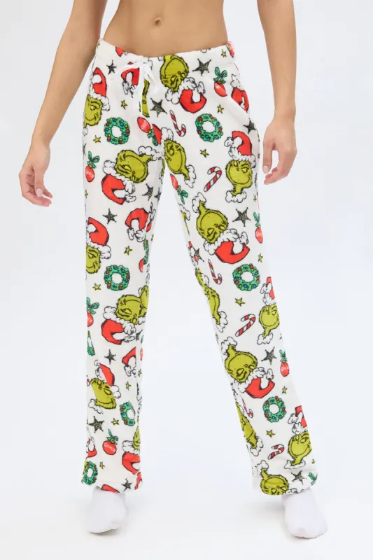 The Grinch Smirk Printed Pajama Pants made by Aeropostale