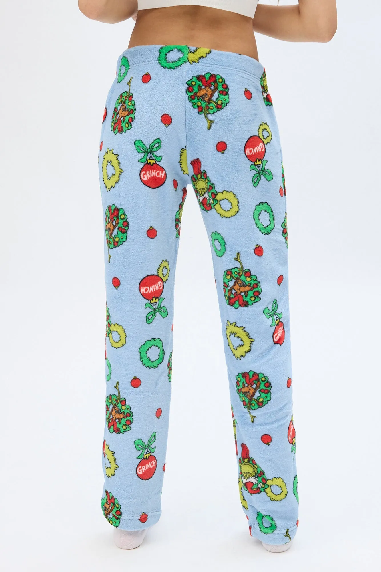 The Grinch Ornaments Printed Pajama Pants sold by Bluenotes product image thumbnail 2