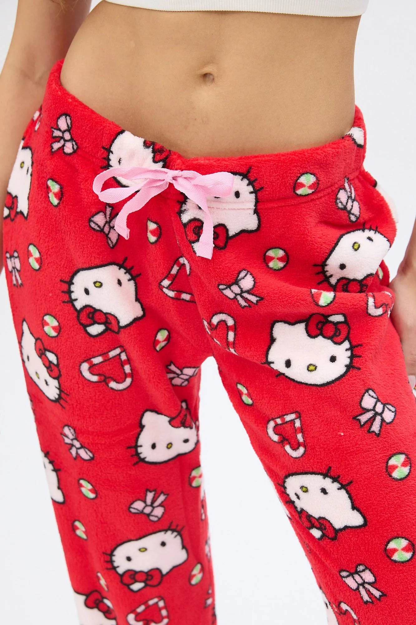 Hello Kitty Candy Cane Printed Pajama Pants sold by Bluenotes product image thumbnail 4