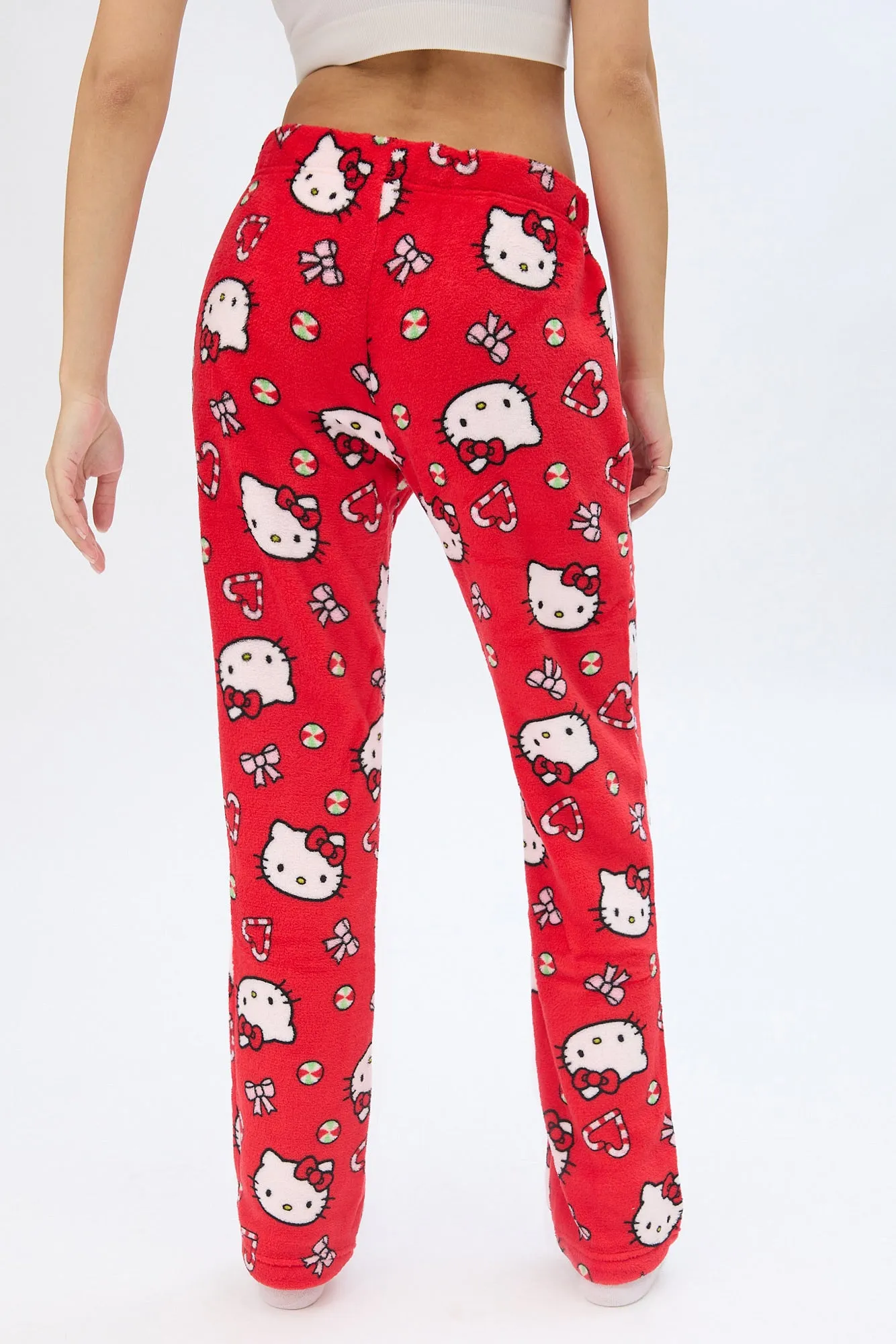 Hello Kitty Candy Cane Printed Pajama Pants sold by Bluenotes product image thumbnail 2