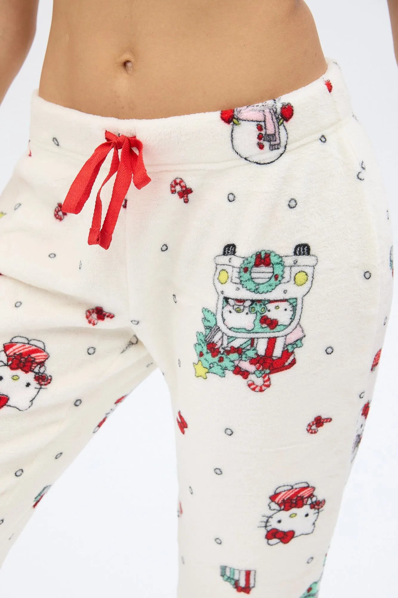Hello Kitty Christmas Tree Printed Pajama Pants sold by Bluenotes product image thumbnail 4