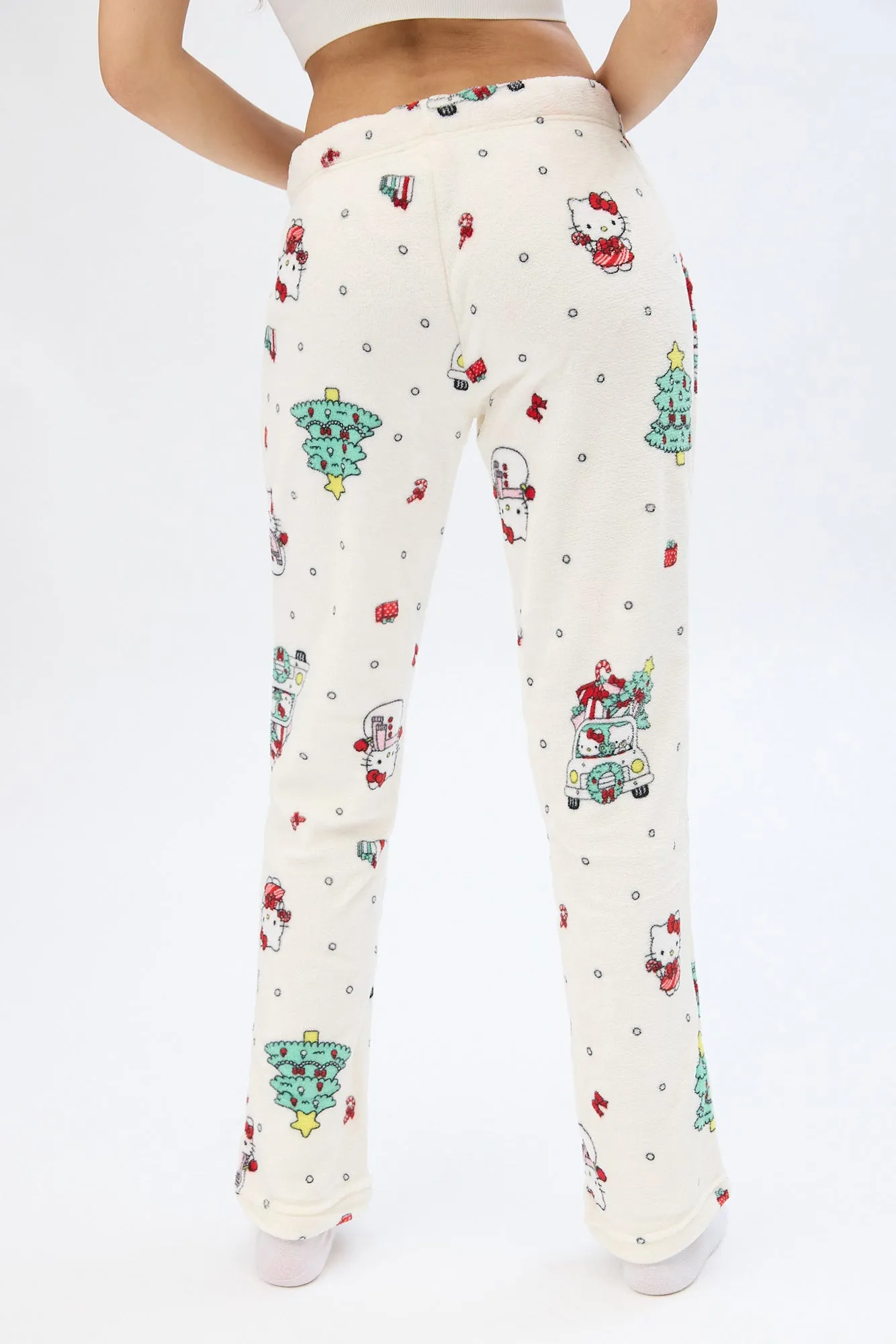 Hello Kitty Christmas Tree Printed Pajama Pants sold by Bluenotes product image thumbnail 2
