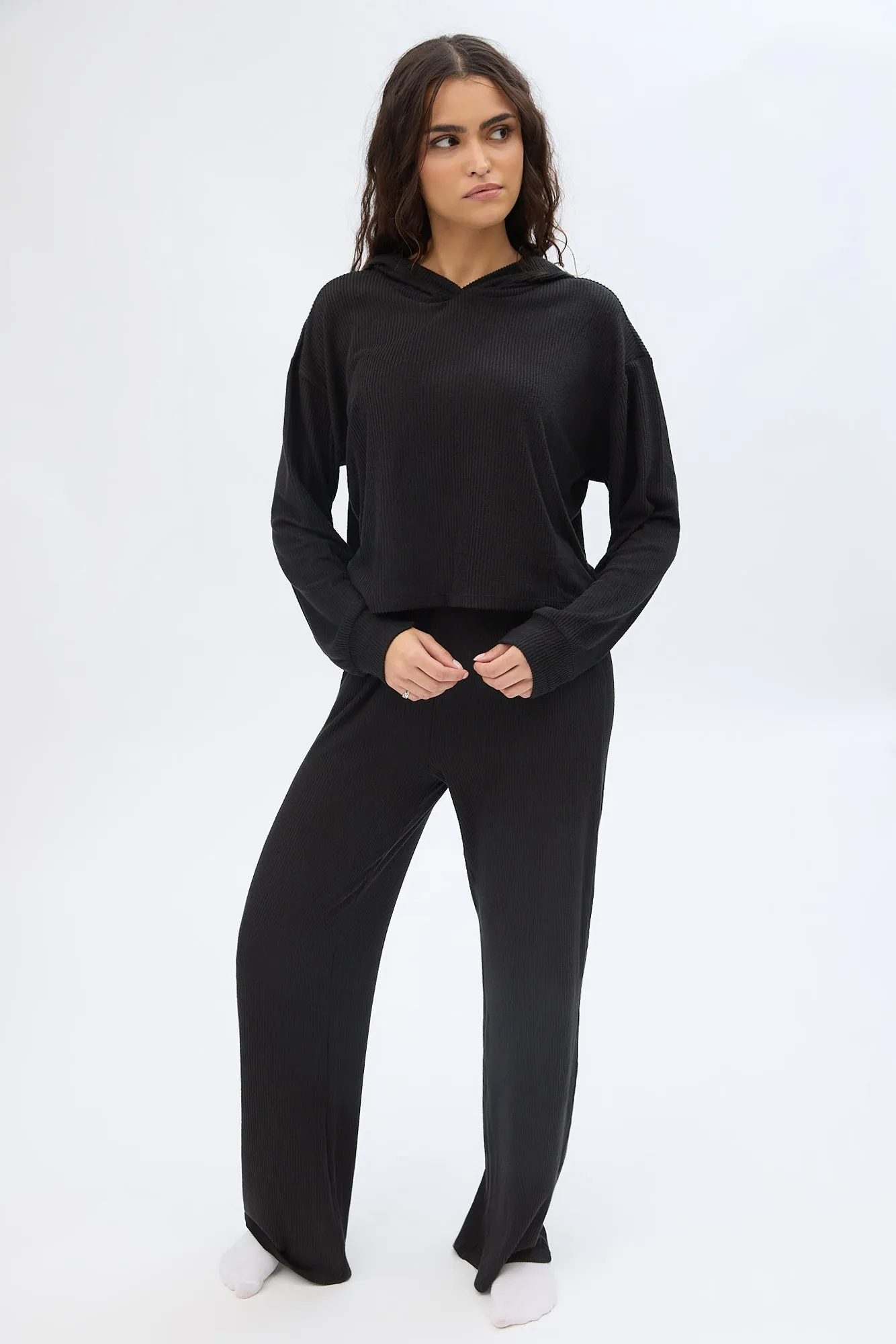 Super Soft Wide Leg Pajama Pants sold by Bluenotes product image thumbnail 4