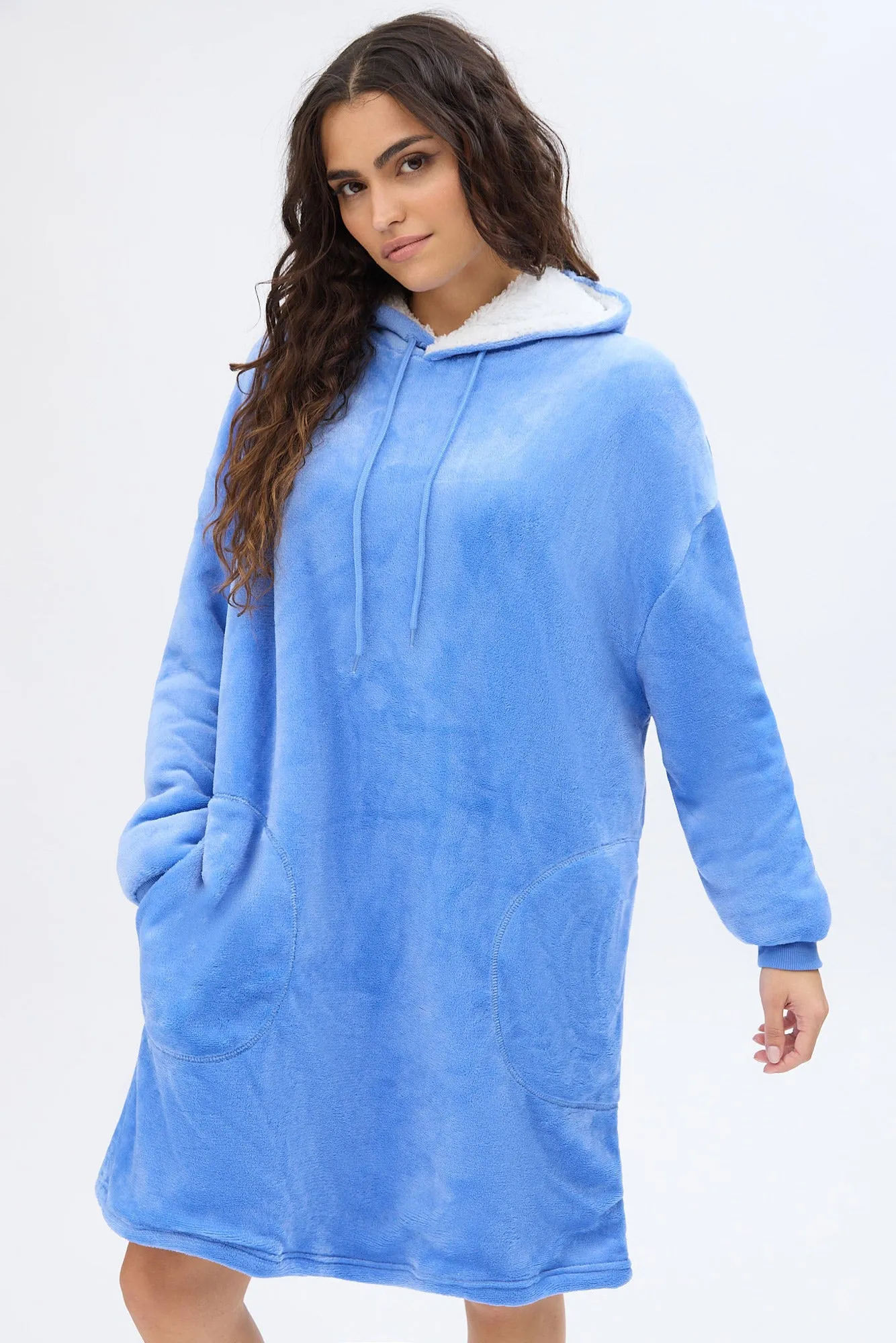 Printed Plush Blanket Hoodie sold by Bluenotes product image thumbnail 2