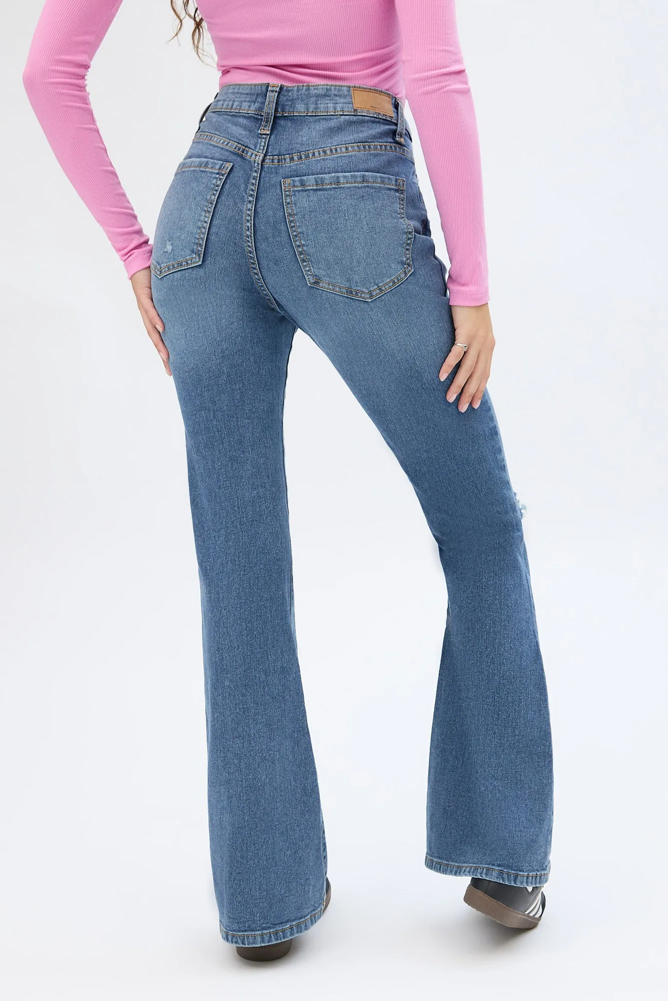 High Rise Flare Jeans sold by Bluenotes product image thumbnail 2