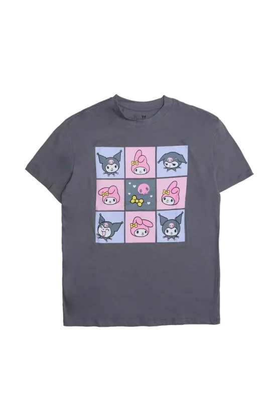 Kuromi My Melody Graphic Relaxed Tee sold by Bluenotes