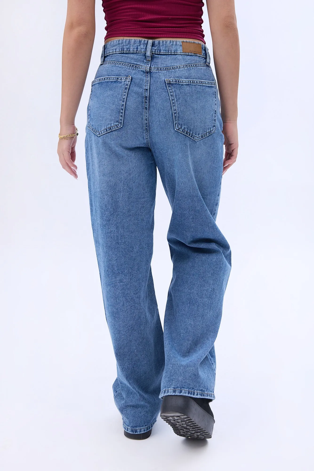 Super High Rise Wide Leg Jeans sold by Bluenotes product image thumbnail 2