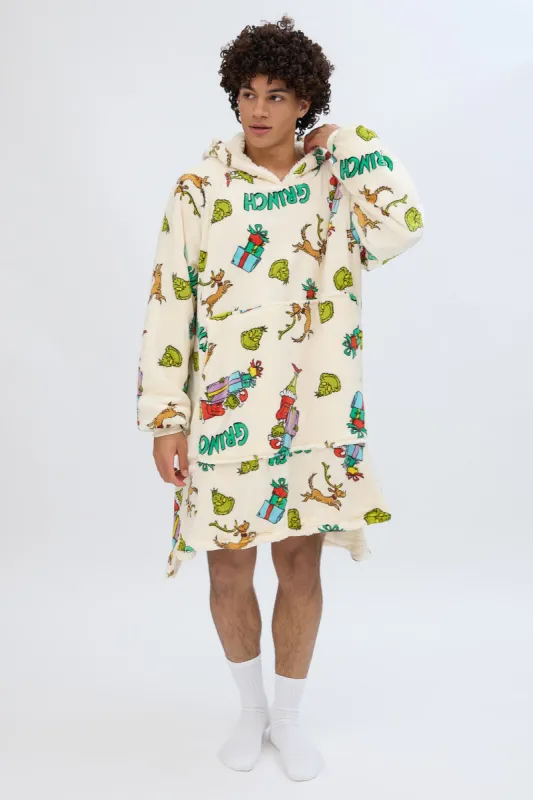 The Grinch Printed Oversized Hoodie sold by Bluenotes