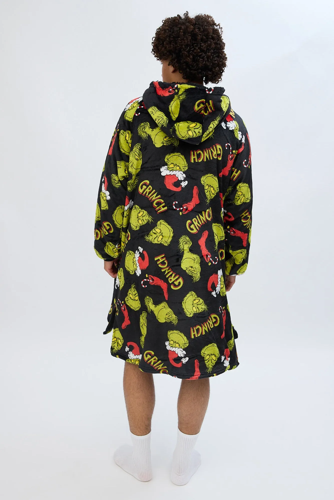 The Grinch Printed Oversized Hoodie sold by Bluenotes product image thumbnail 3