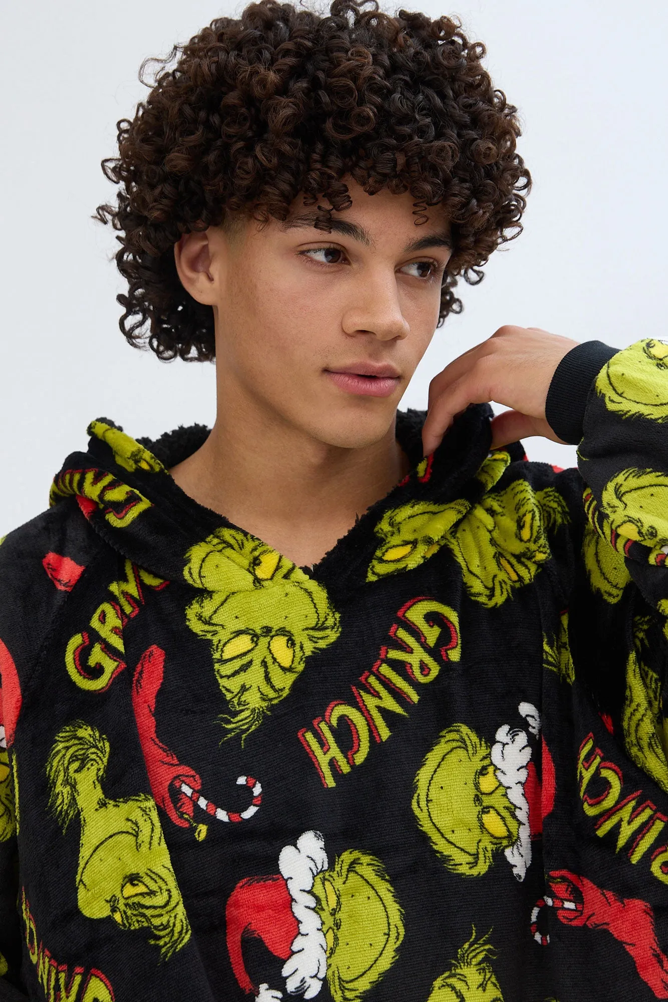 The Grinch Printed Oversized Hoodie sold by Bluenotes product image thumbnail 2