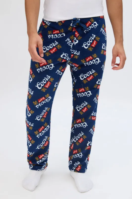 Coors Printed Plush Pajama Pants sold by Bluenotes