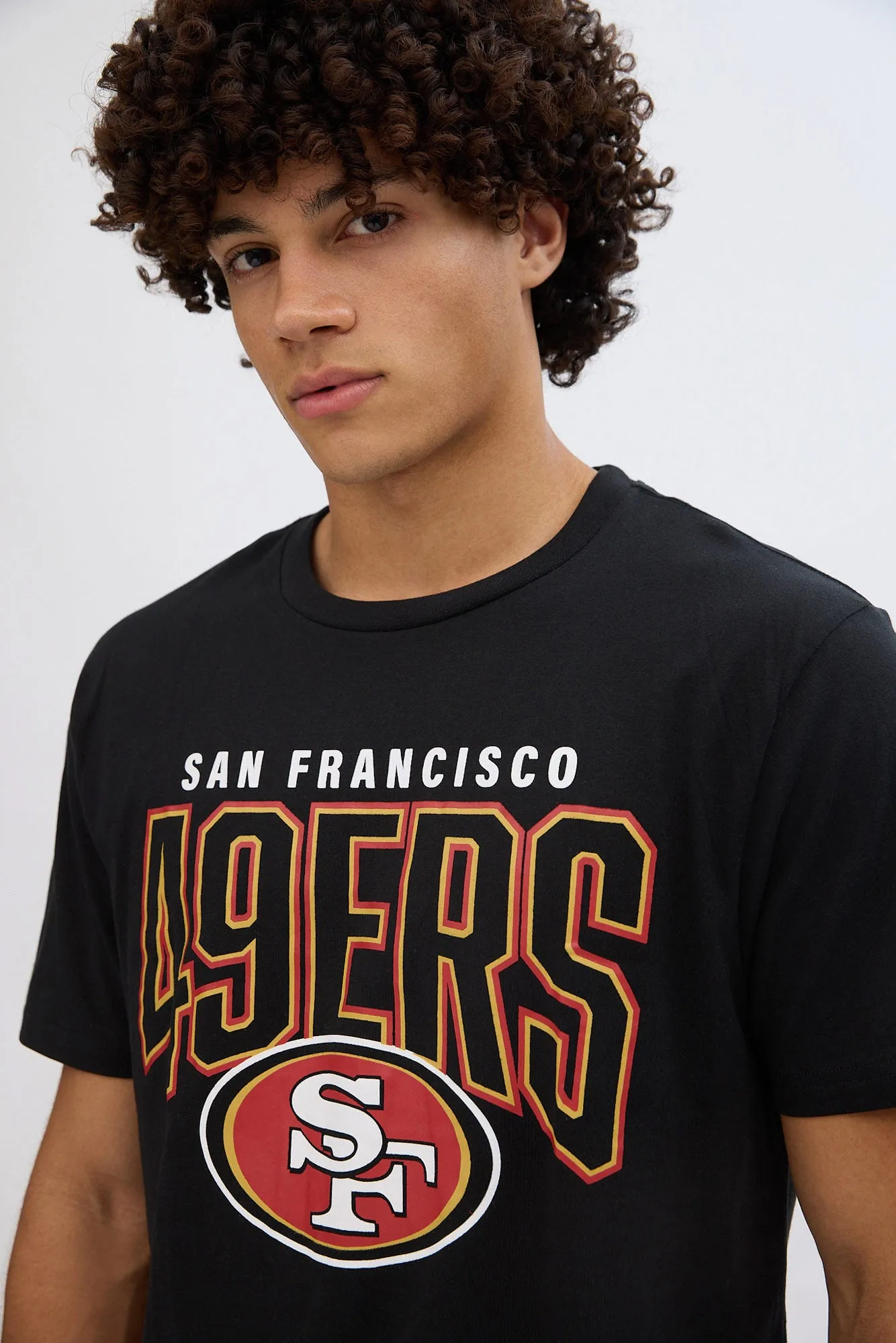 San Francisco 49ers Graphic Pajama Tee And Plush Pants Set sold by Bluenotes product image thumbnail 2