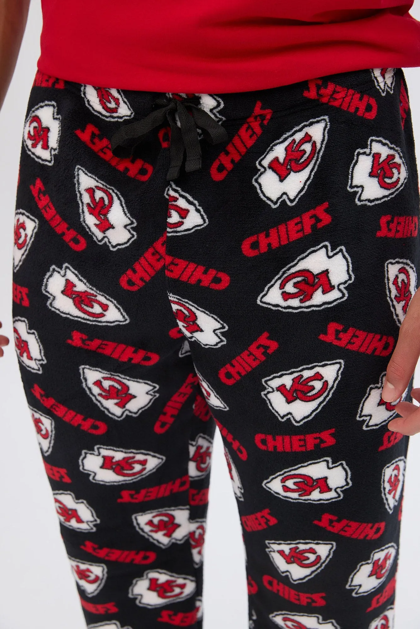 Kansas City Chiefs Graphic Pajama Tee And Plush Pants Set sold by Bluenotes product image thumbnail 3