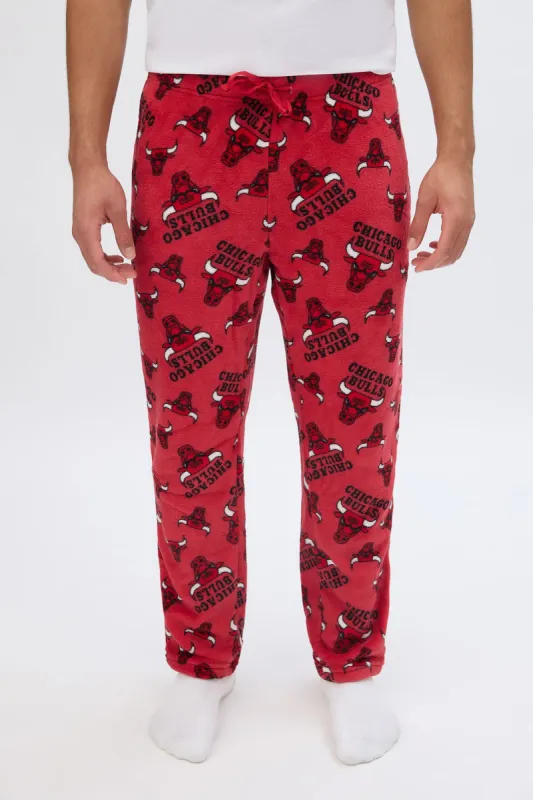 Chicago Bulls Printed Plush Pajama Pants sold by Bluenotes