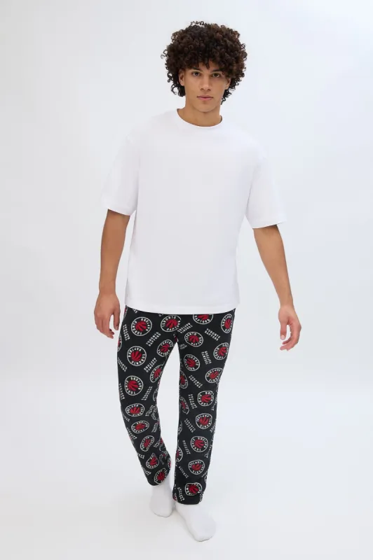 Toronto Raptors Printed Plush Pajama Pants sold by Bluenotes