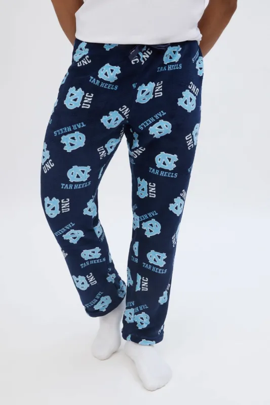University Of North Carolina Printed Plush Pajama Pants made by Bluenotes