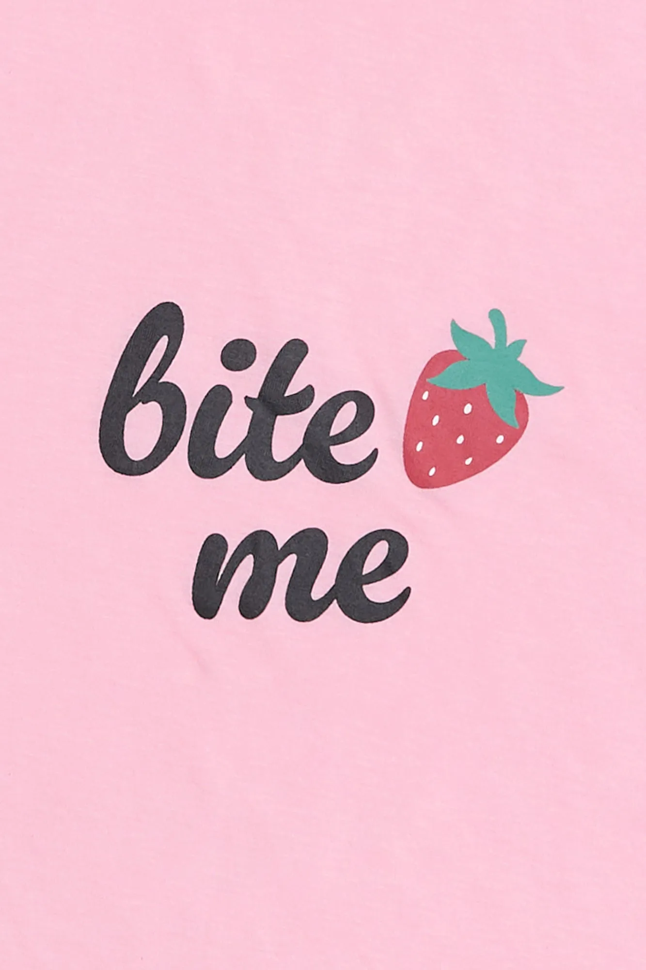 Bite Me Strawberry Graphic Relaxed Tee sold by Bluenotes product image thumbnail 2