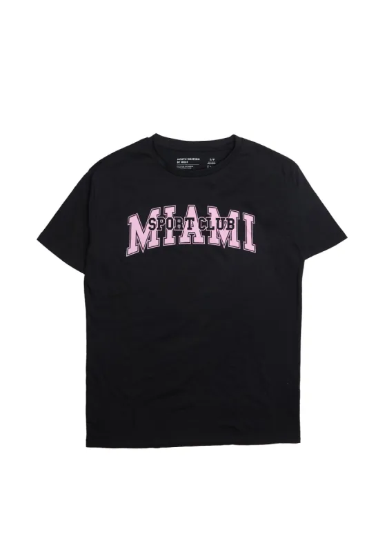 Miami Sport Club Graphic Relaxed Tee sold by Bluenotes