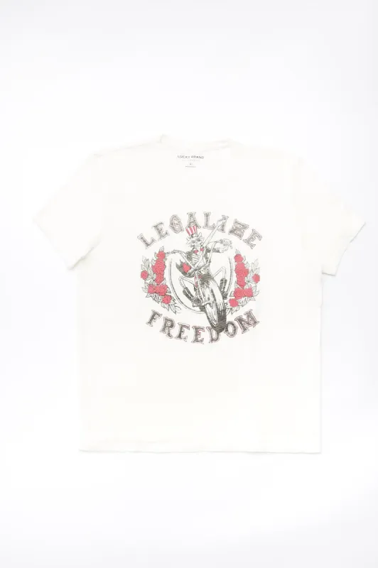 Freedom Skeleton Tee sold by Bluenotes