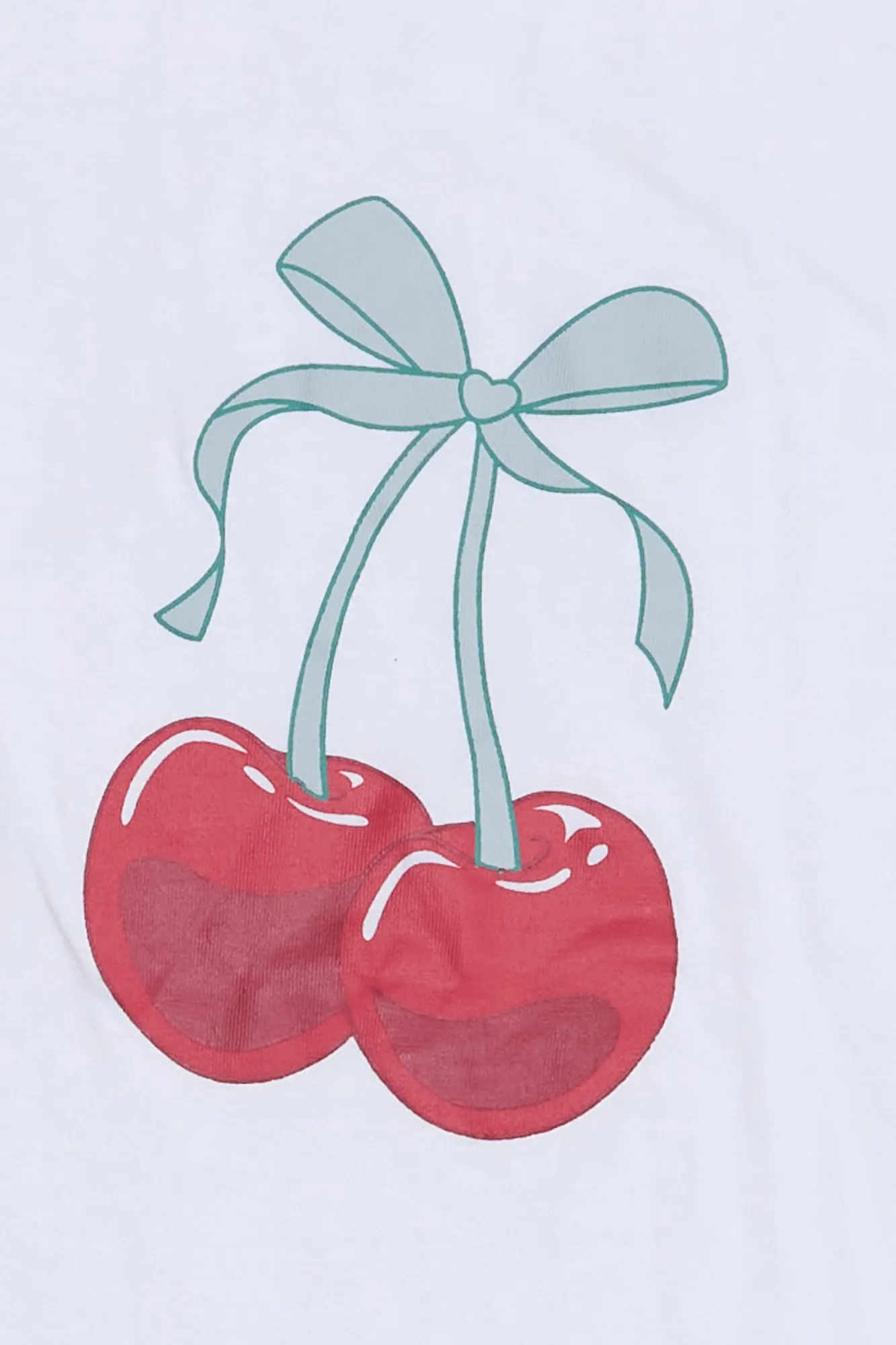 Cherry Bow Graphic Relaxed Tee sold by Bluenotes product image thumbnail 2