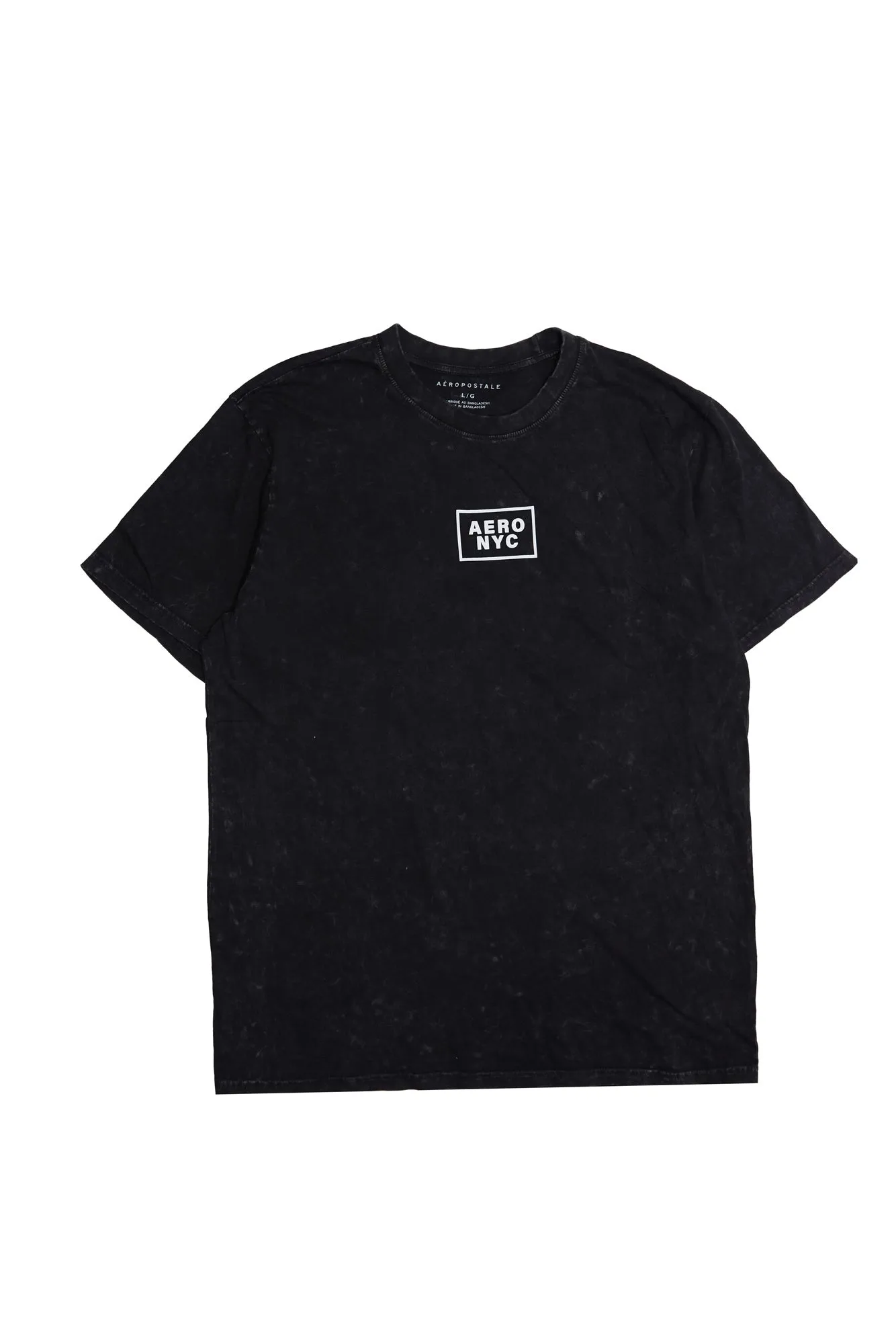 AERO NYC Box Graphic HD Print Acid Wash Tee sold by Bluenotes product image thumbnail 2