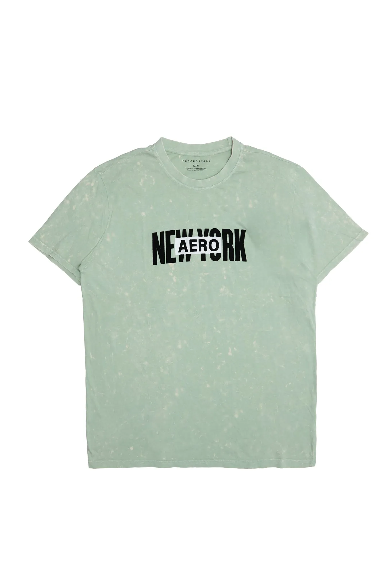 AERO New York Flocked Graphic Acid Wash Tee sold by Bluenotes product image thumbnail 5