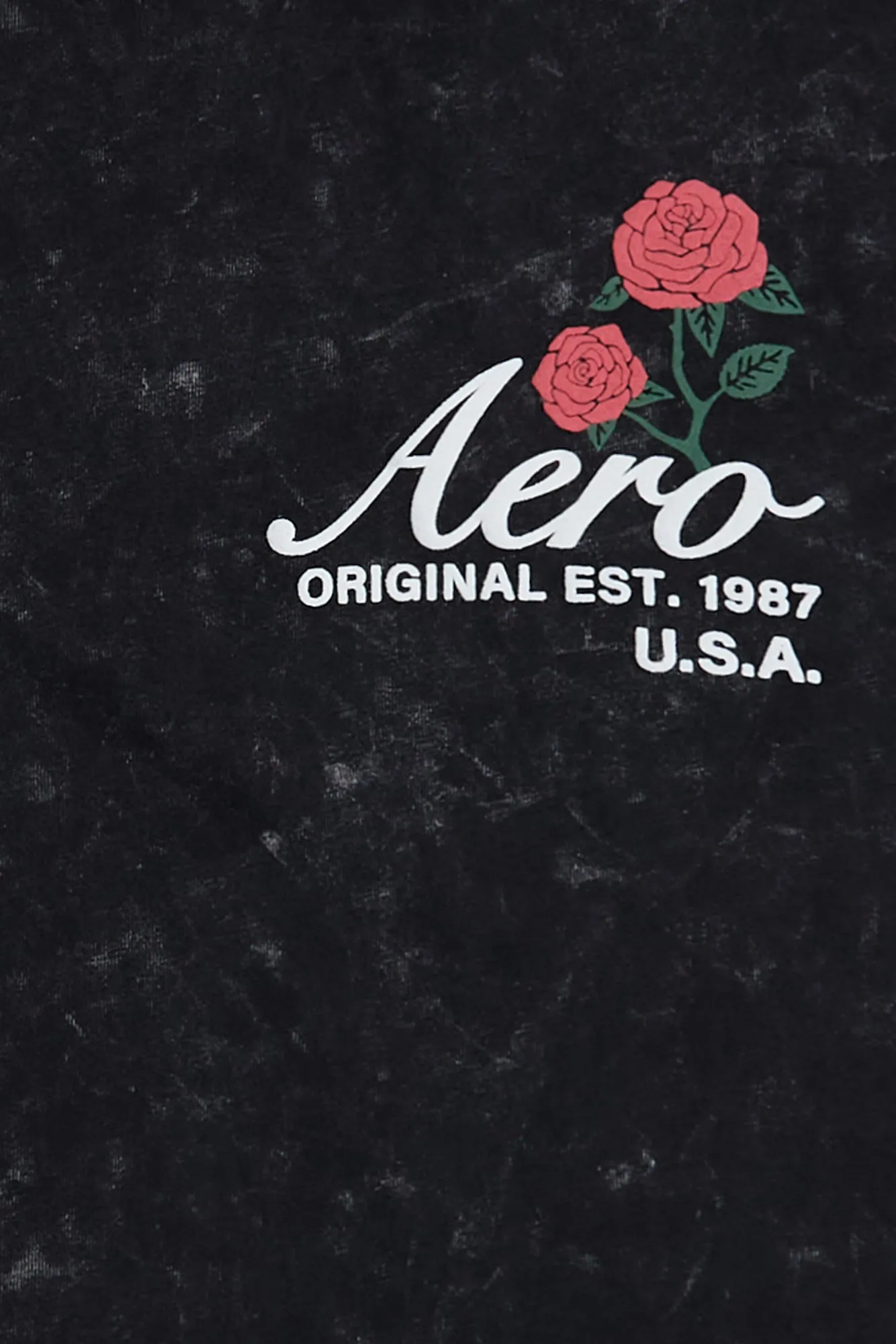 AERO Rose Graphic Acid Wash Tee sold by Bluenotes product image thumbnail 3