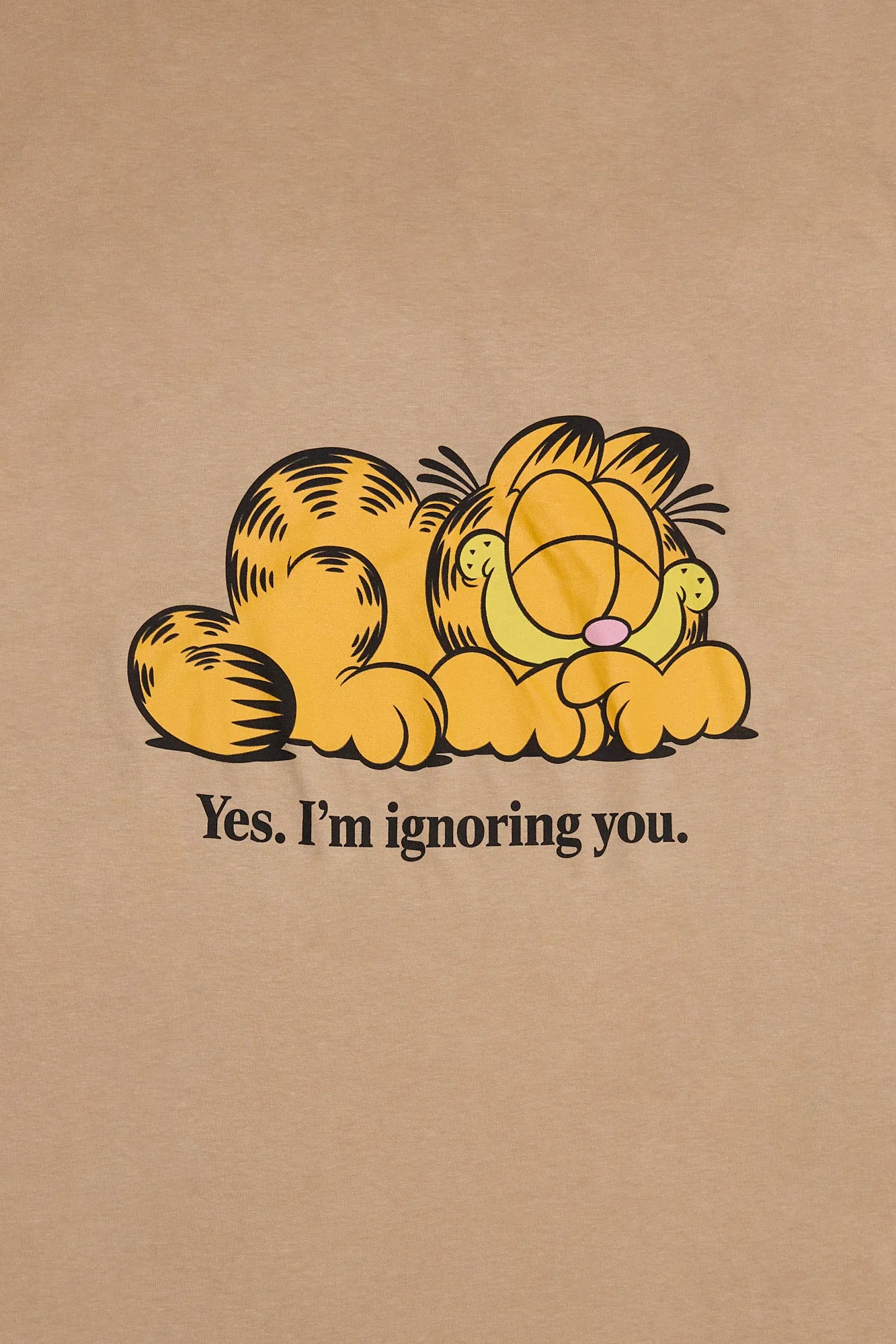 Garfield Yes I'm Ignoring You Graphic Relaxed Tee sold by Bluenotes product image thumbnail 2