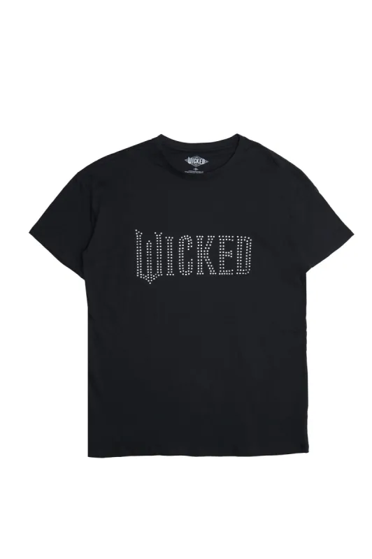 Wicked Graphic Rhinestones Relaxed Tee sold by Bluenotes